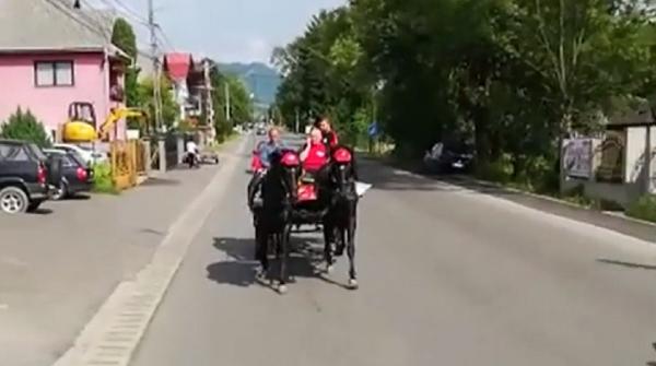 Salvamontiştii din Borşa merg la intervenţii cu şareta, după ce maşina le-a fost sechestrată