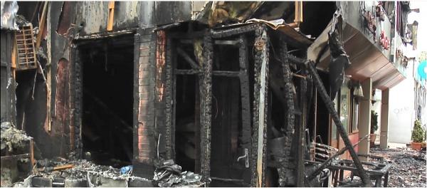 Restaurant de 150.000 de lei, din Galaţi, făcut scrum după un incendiu. Patronul nu avea asigurare