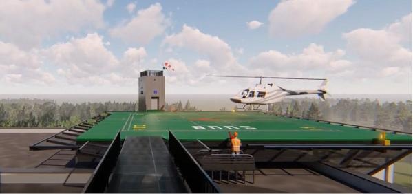 Cel mai modern heliport din țară, la Spitalul Universitar din Bucureşti