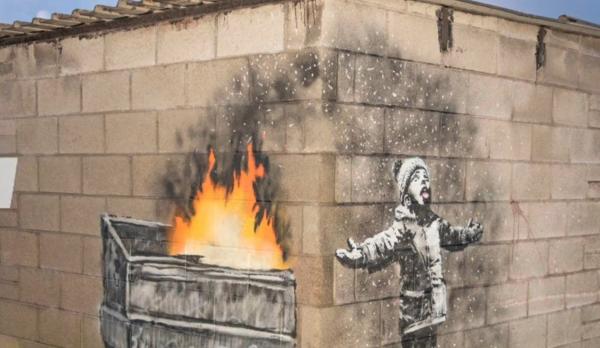 Lucrările celui mai controversat artist stradal din lume, Banksy, au ajuns la Bucureşti