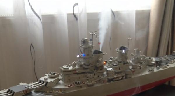 Pensionar din Bucureşti, pasionat de navele de război în miniatură