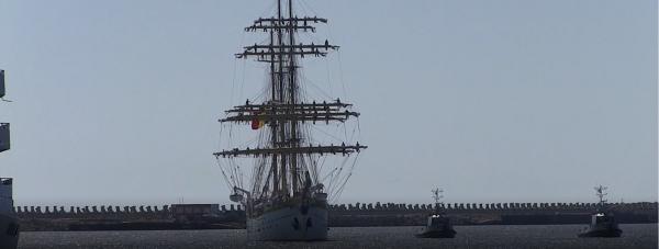 Cadeţii de pe bricul Mircea, prima permisie după 93 de zile