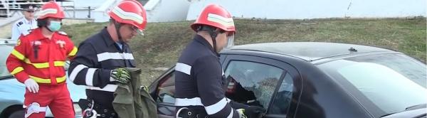 Exercițiu de salvare a răniților, pe faleza din Constanţa