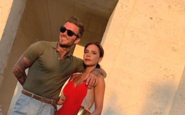Victoria şi David Beckham, vacanță cu familia în Italia