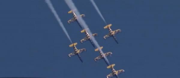 Piloţii de la BIAS, ultimul antrenament înainte de spectacolul aviatic de sâmbătă (Video)