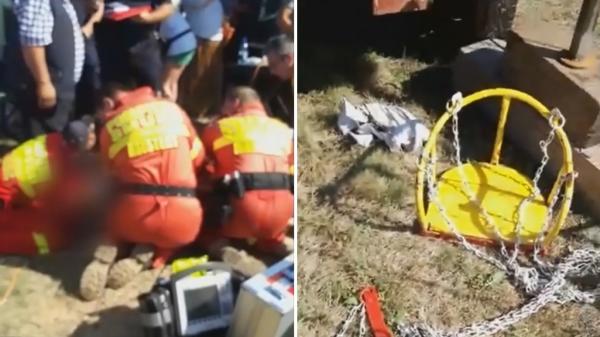 Fetița din Mureș a căzut de la 3 metri înălțime din carusel, după ce lanțul leagănului s-a rupt