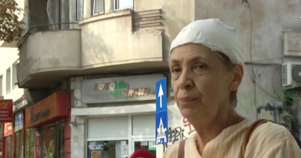 O bucată de tencuială, căzută de pe o clădire din București, a rănit grav o femeie