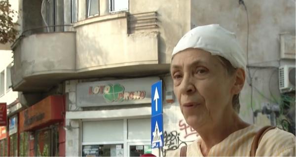 Femeie lovită în cap de o bucată de tencuială dintr-un bloc, în București. ”Am amețeli și dureri de cap”