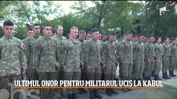 Moment de reculegere pentru Ciprian Ştefan Polschi, militarul ucis la Kabul