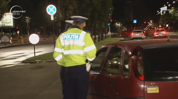 Șoferi drogați prinși la volan într-o nouă razie a poliției, în București