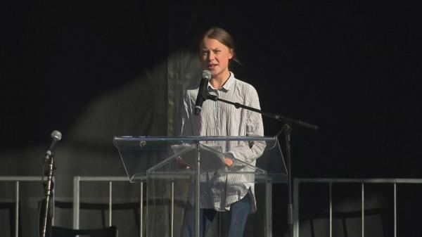 Greta Thunberg, vedeta protestului pentru mediu de la Montreal, în Canada