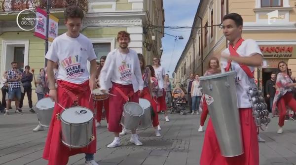 Paradă spectaculoasă la Cluj-Napoca, de zilele orașului