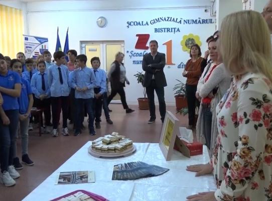 Lecție de alimentație sănătoasă la o şcoală din Bistriţa (Video)