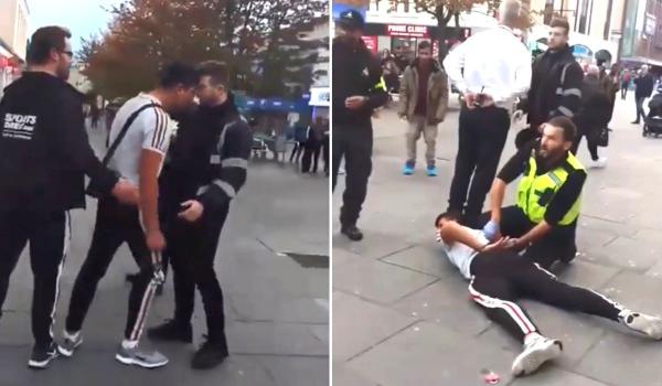 Român arestat pe stradă în Anglia: 'Când scap, vin şi vă omor pe toţi!'