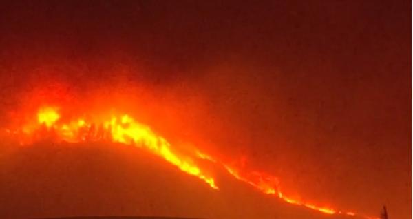 Vilele vedetelor de la Hollywood, în pericol din cauza incendiilor de vegetaţie