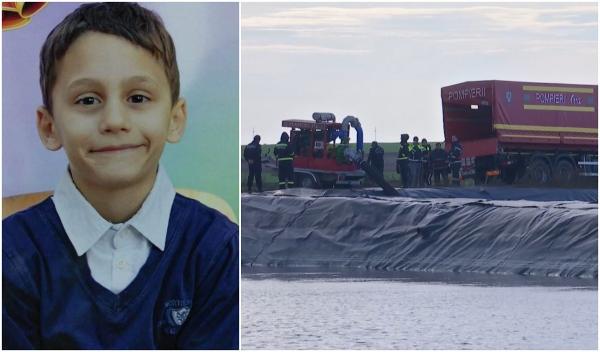 Copilul de 8 ani dispărut la Pecineaga, căutat în bazinul de decantare de la marginea satului (Video)