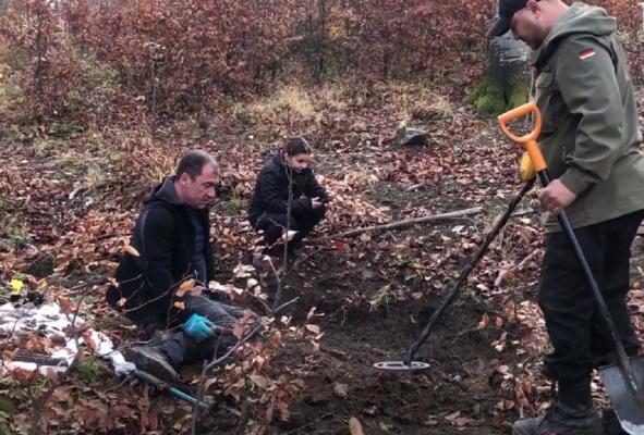 Rămăşiţele unui soldat român din Primul Război Mondial, găsite în Bacău de un pasionat de istorie