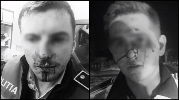 Filmul ambuscadei de la Vâlcea. Doi polițiști, snopiți în bătaie și lăsați fără pistoale