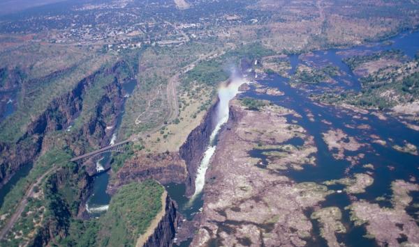 Cascada Victoria din Africa, amenințată de încălzirea globală