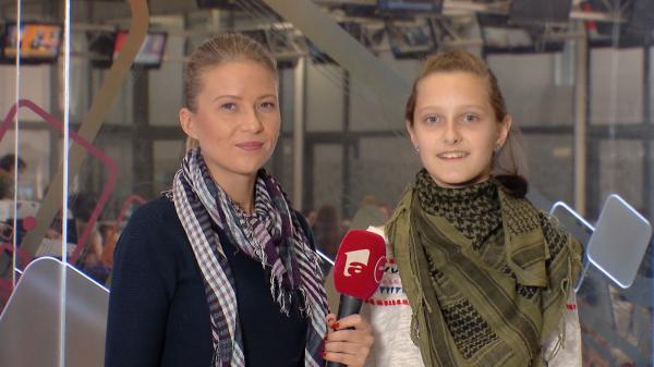 Ajut Eu: La 11 ani, Daria a fost reporter pentru o zi