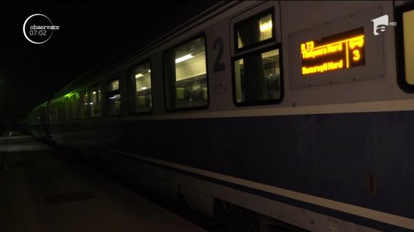 Un tren marfar a deraiat lângă Drobeta Turnu Severin