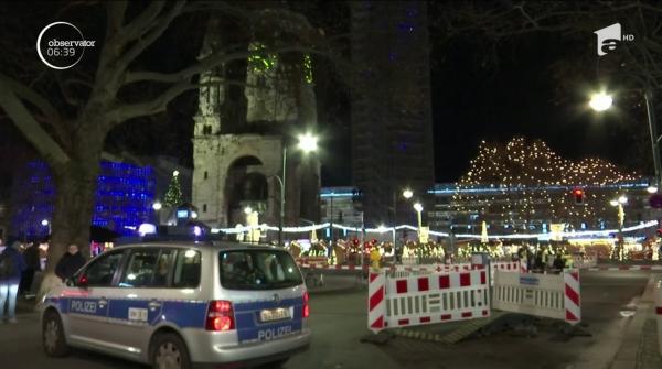 Alertă la Târgul de Crăciun din Berlin, de la un pachet suspect