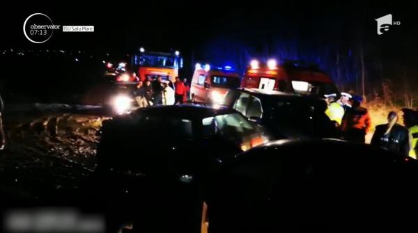 Un copil de 5 ani și o femeie însărcinată, victime ale accidentului din Satu Mare