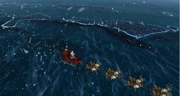 Moş Crăciun vizitează 390.000 de case pe minut, în noaptea de Ajun