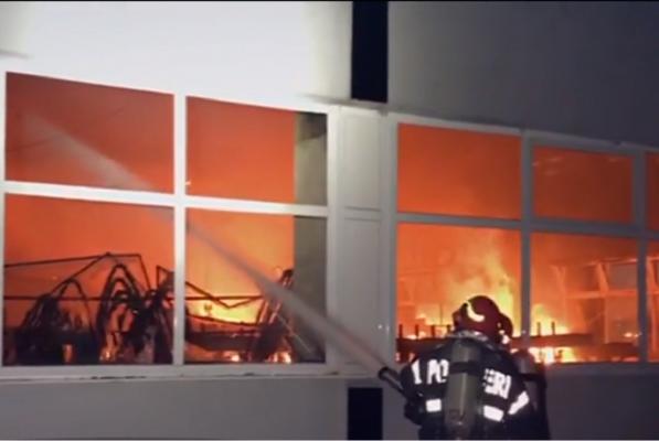 Incendiul de la Electromontaj se putea transforma într-o tragedie