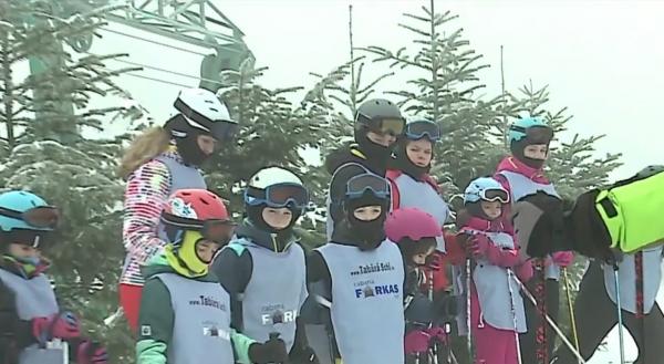 Taberele pentru copii au succes și iarna