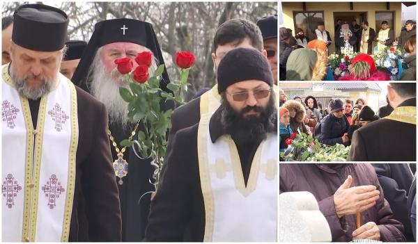 Lacrimi şi durere fără margini la înmormântarea celor 4 copilaşi care au pierit în incendiul de la Timişoara (Video)