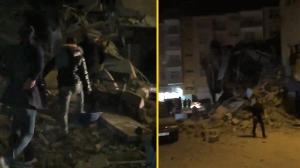 Primele imagini de la cutremurul de 6,5 din Turcia: mai multe clădiri s-au prăbușit (Video)