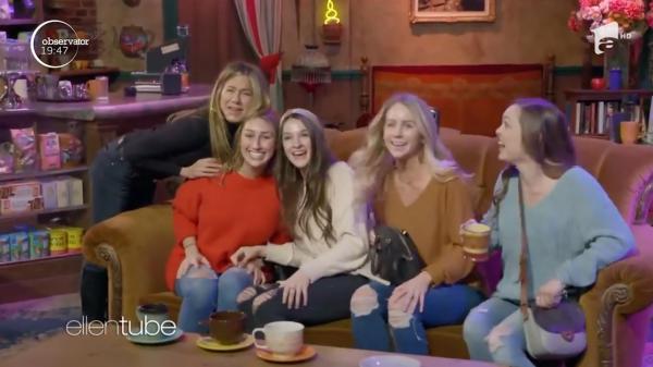 Jennifer Aniston, surpriză pentru fanii serialului Friends (Video)