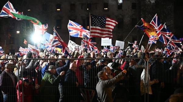 Atmosferă ca de Revelion la Londra, după ieșirea Marii Britanii din UE