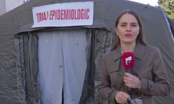 Autoritățile au început să instaleze corturi militare în curţile spitalelor