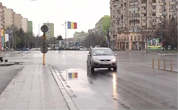 Epidemia de coronavirus a golit străzile din București (Video)