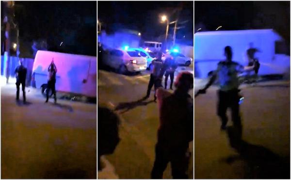 Imagini de la scandalul cu împușcături din București: "Uite Poliția, ia-i, mă, ia-i, revoluție!" (Video)
