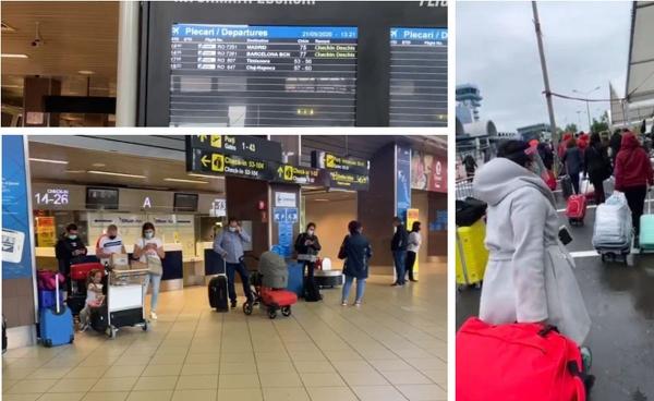 Probleme pentru zeci de români care au vrut să plece în Spania. Nervi întinși și ore lungi de așteptare în aeroport