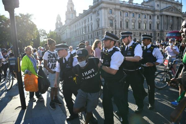 Proteste Black Lives Matter la Londra, solidare cu cele din SUA