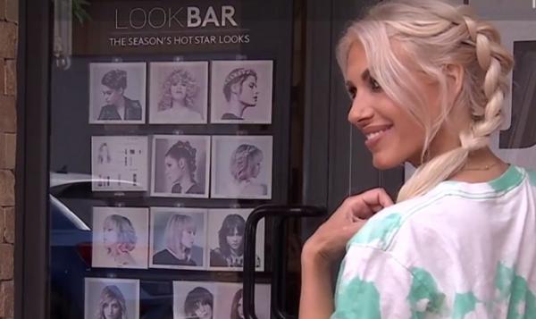 Amna, coafuri de vacanță. Cum își aranjează artista părul