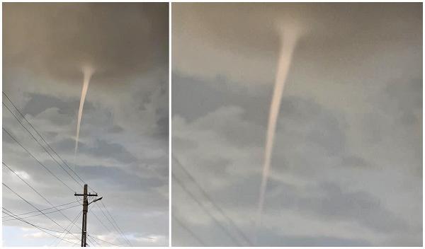 Un nor Cumulonimbus, generator de tornade, a fost filmat în Prahova (Video)
