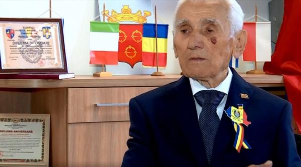 Badea Gheorghe, un veteran de război din Maramureş, aniversat la împlinirea a 100 de ani (Video)