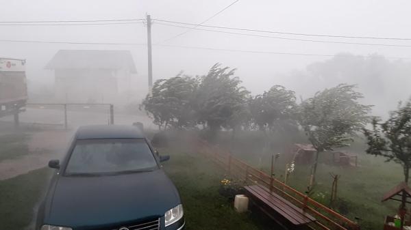 Furtună violentă în nordul țării