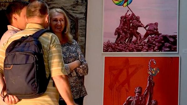 Şase artişti au acceptat provocarea de a îşi expune lucrările, într-un spaţiu neconvenţional