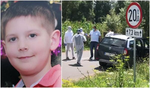 Primele imagini cu mașina în care a fost găsit mort băiețelul din Cluj. Tatăl este căutat de jandarmi cu câini de urmă (Video)