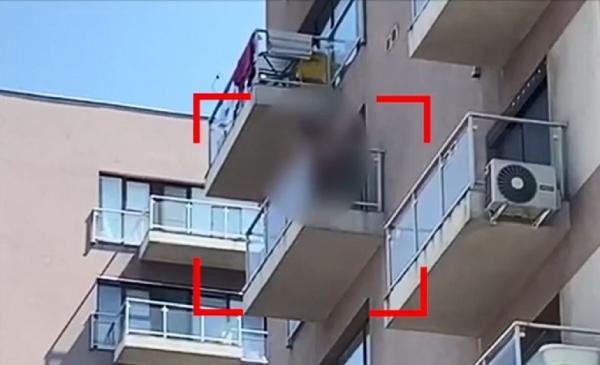 Bărbatul care s-a aruncat de la etajul 6, în București, filmul unei misiuni eșuate (Video)