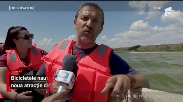 Biciclitele nautice, noua atracție din Deltă