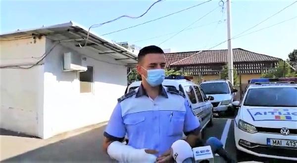 Polițistul lovit: "Sper să fie un exemplu. Ceilalți șoferi ce ar spune, lasă că doamna când a lovit polițistul și l-a băgat în spital n-a pățit nimic"