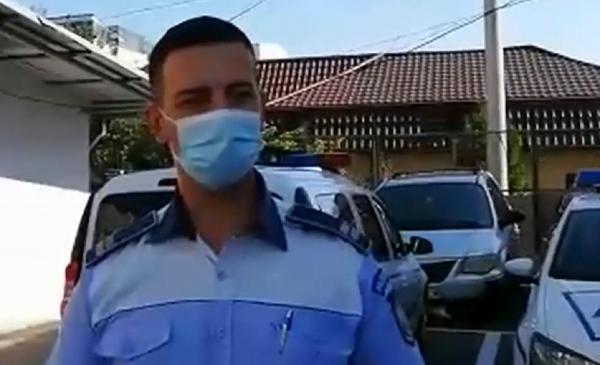 Mărturia polițistului erou, lovit intenționat de o femeie