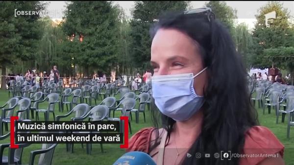 Muzică simfonică într-un parc din Cluj, în ultimul weekend de vară